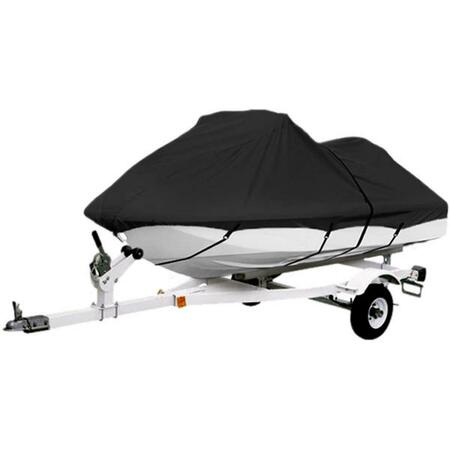 KAPSCOMOTO Trailerable Personal Watercraft Cover - Black P2B117-BLK